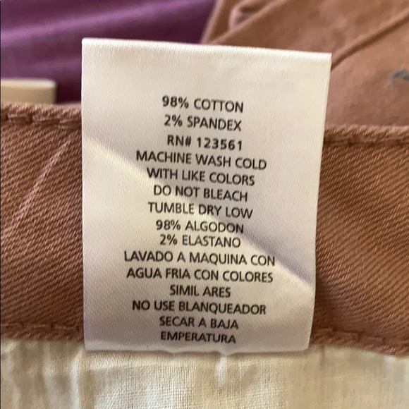 NEW dusty pink jeggings legging jeans size 29 30 L - Picture 9 of 9